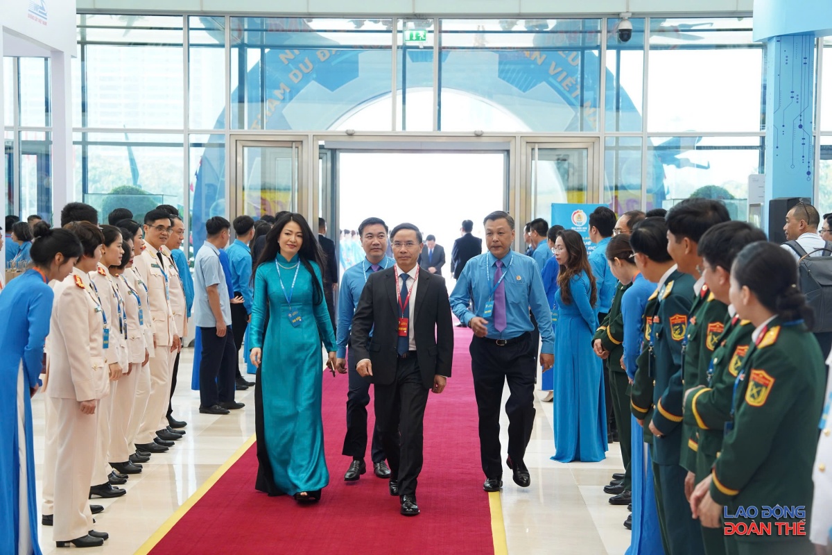 [Ảnh] Lãnh đạo Đảng, Nhà nước tham dự Đại hội XIV Công đoàn Việt Nam