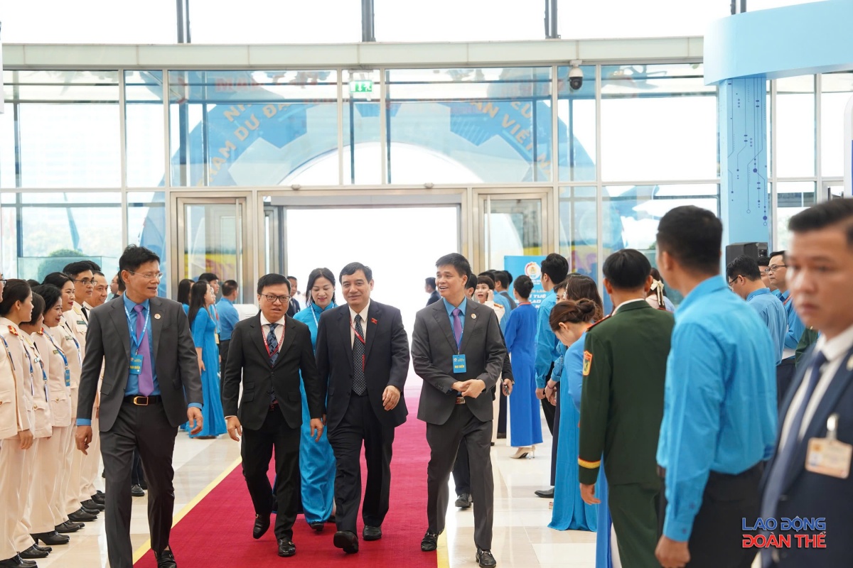 [Ảnh] Lãnh đạo Đảng, Nhà nước tham dự Đại hội XIV Công đoàn Việt Nam