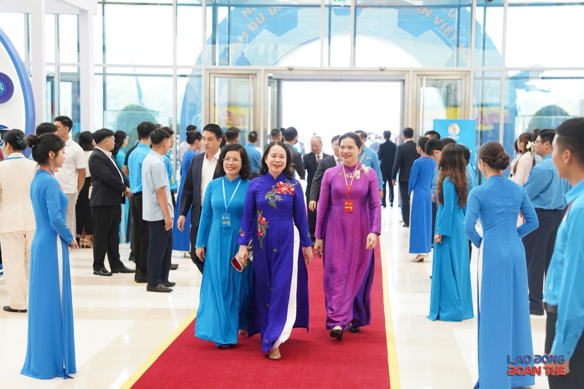 [Ảnh] Lãnh đạo Đảng, Nhà nước tham dự Đại hội XIV Công đoàn Việt Nam