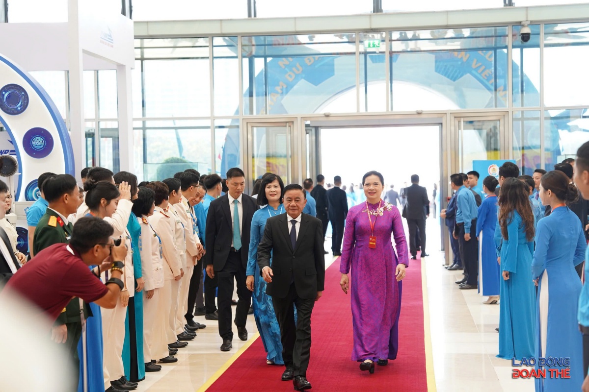 [Ảnh] Lãnh đạo Đảng, Nhà nước tham dự Đại hội XIV Công đoàn Việt Nam