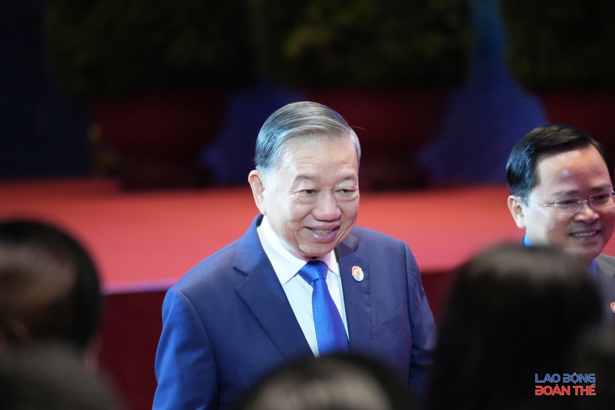 [Ảnh] Lãnh đạo Đảng, Nhà nước tham dự Đại hội XIV Công đoàn Việt Nam