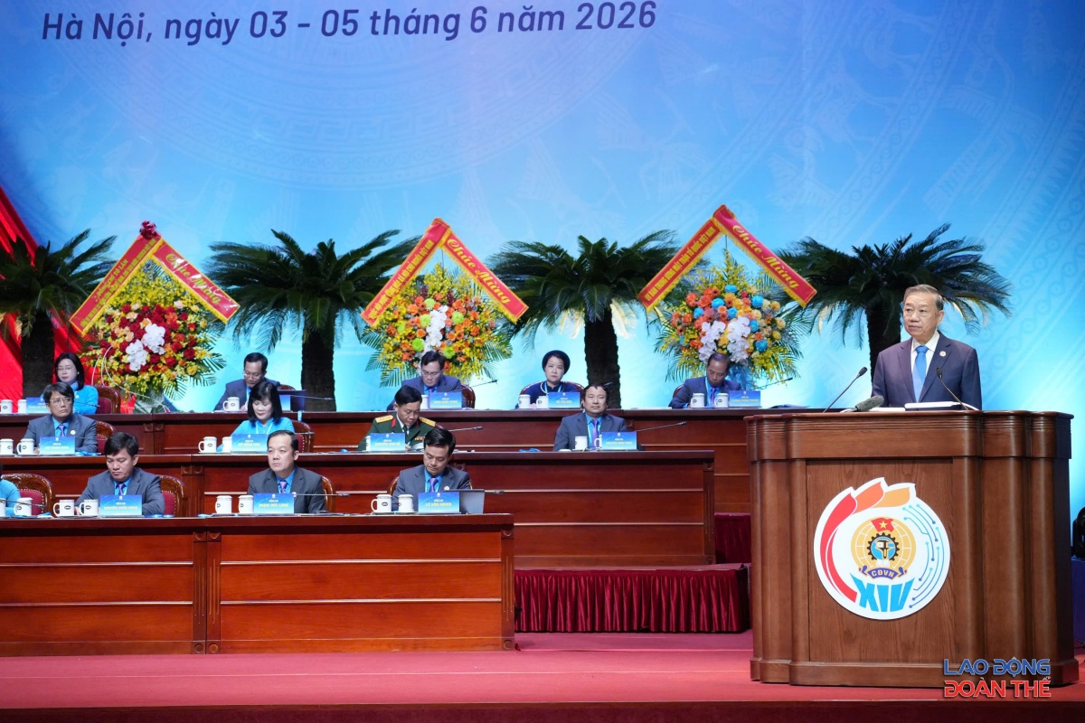 Tổng Bí thư, Chủ tịch nước Tô Lâm: “Công đoàn không thể mạnh nếu xa công nhân”