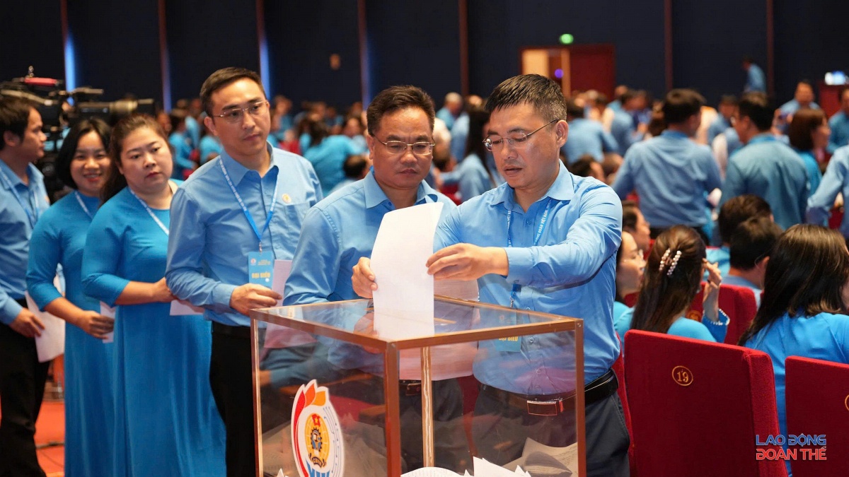 Bầu 135 Ủy viên Ban Chấp hành Tổng Liên đoàn Lao động Việt Nam khóa XIV