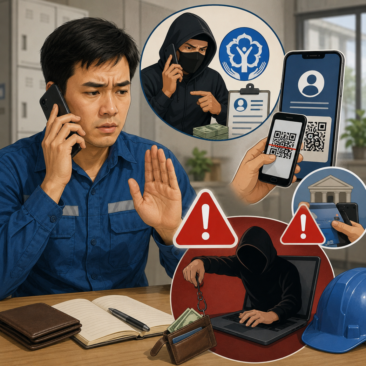 Cảnh báo thủ đoạn giả danh chi trả BHXH để lừa đảo, người lao động cần đặc biệt cảnh giác Cảnh báo thủ đoạn giả danh chi trả BHXH để lừa đảo, người lao động cần đặc biệt cảnh giác