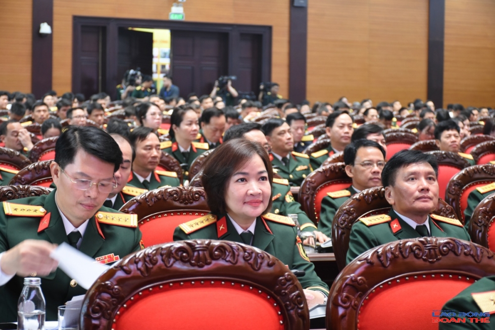 Các đại biểu tham dự chương trình “Tổng kết, trao Giải thưởng Lao động sáng tạo trong Công đoàn Quân đội lần thứ I”. Ảnh: Nguyễn Việt