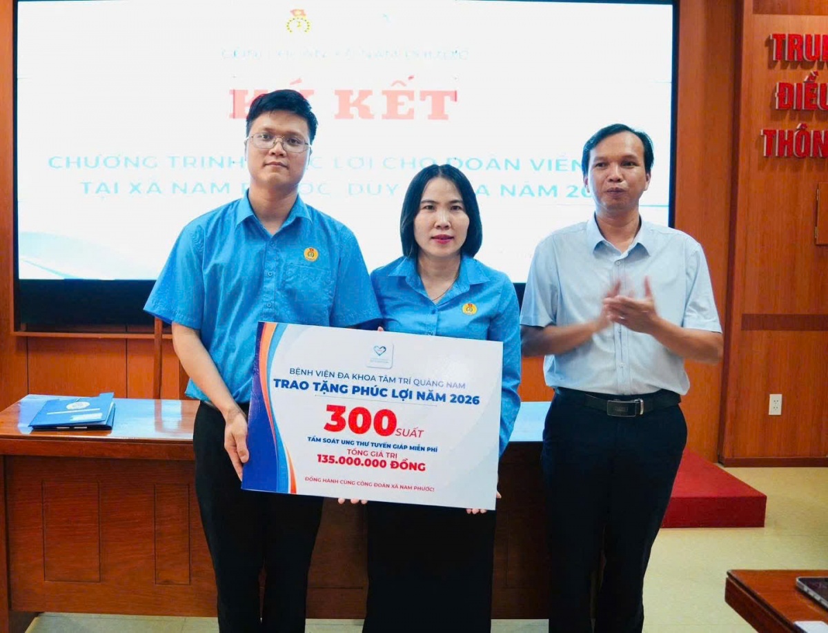 Hai bác sĩ giữ nhịp công đoàn Bệnh viện Đa khoa Tâm Trí Quảng Nam