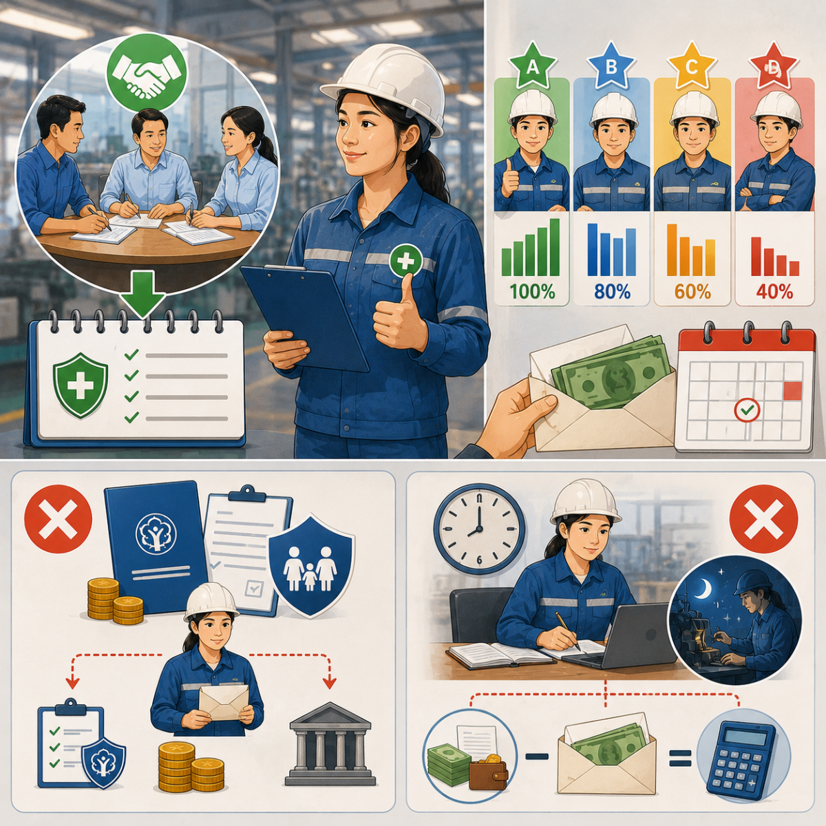 Phụ cấp trách nhiệm an toàn vệ sinh viên có tính đóng BHXH và làm căn cứ trả lương làm thêm giờ? Phụ cấp trách nhiệm an toàn vệ sinh viên có tính đóng BHXH và làm căn cứ trả lương làm thêm giờ?