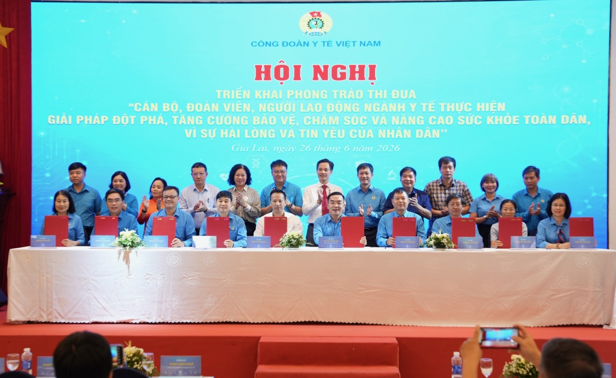 Công đoàn Y tế Việt Nam phát động phong trào thi đua và cuộc thi tìm hiểu Nghị quyết số 72 NQ/TW