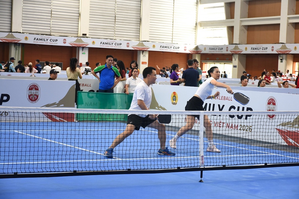 Pickleball Family Cup 2026: Lan toả giá trị gia đình, gắn kết sức mạnh ngành Ngân hàng