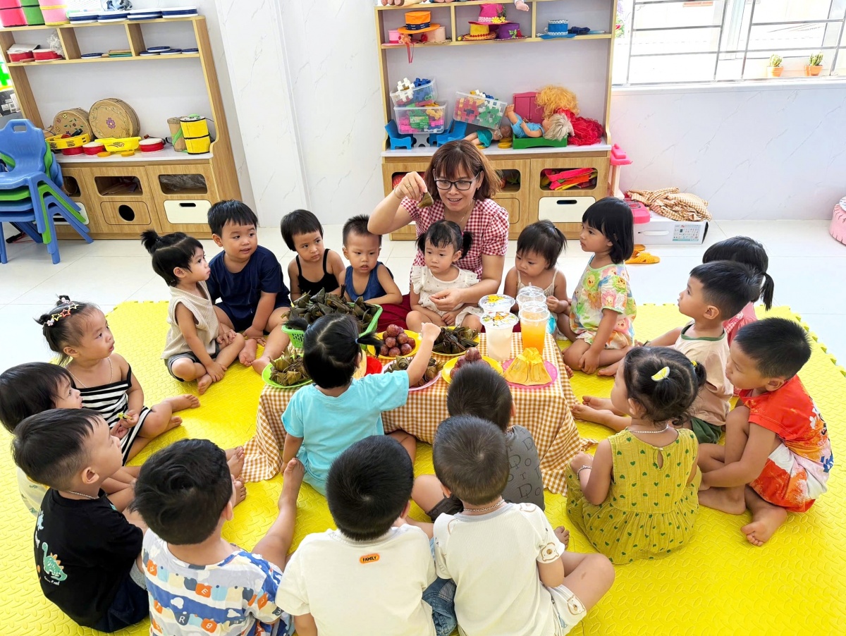 Thành phố dự kiến chi 41 tỉ đồng để thực hiện chính sách hỗ trợ giáo dục mầm non tại khu vực có khu công nghiệp và nơi tập trung đông lao động trong năm học 2026 - 2027 sắp tới. Ảnh: ÁNH DƯƠNG