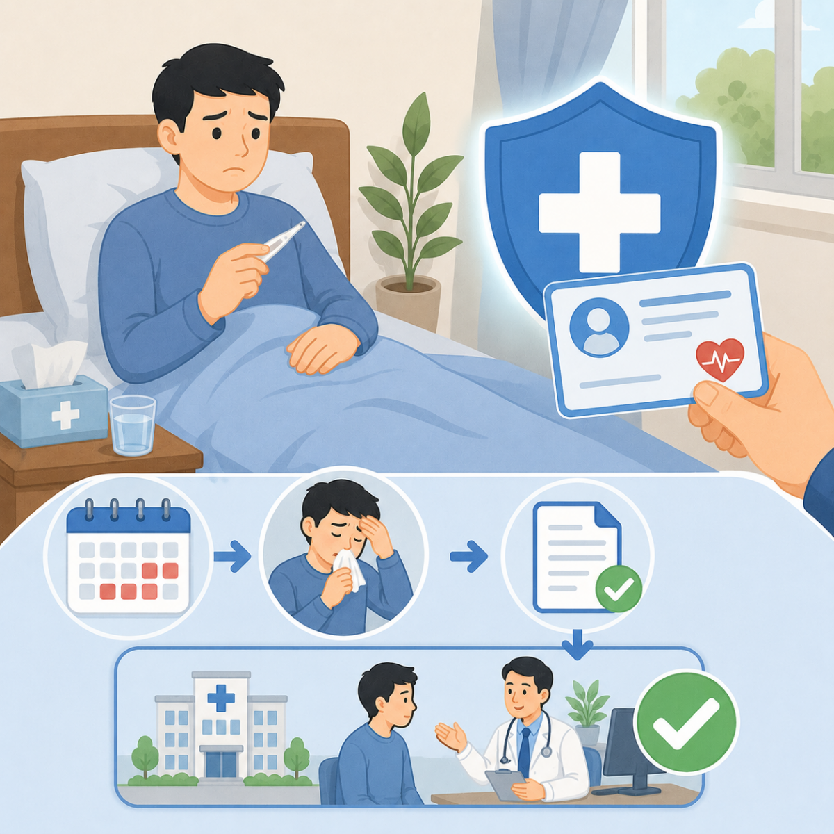 Nghỉ ốm dài ngày, người lao động có còn được hưởng bảo hiểm y tế? Nghỉ ốm dài ngày, người lao động có còn được hưởng bảo hiểm y tế?