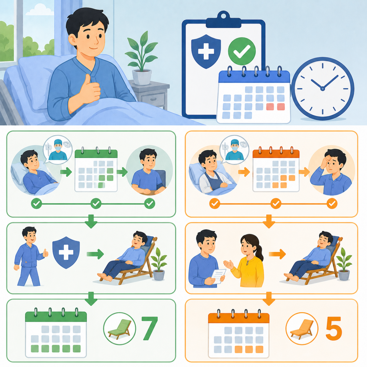 Cách xác định thời gian nghỉ dưỡng sức sau ốm đau, người lao động cần biết Cách xác định thời gian nghỉ dưỡng sức sau ốm đau, người lao động cần biết