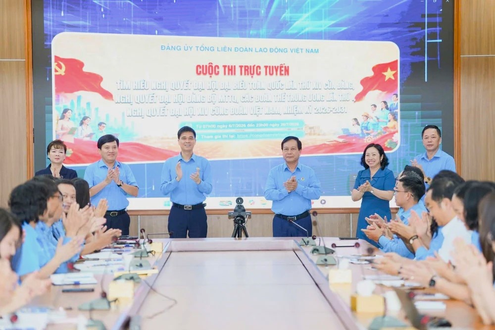 Đảng ủy Tổng LĐLĐ Việt Nam phát động cuộc thi trực tuyến tìm hiểu các nghị quyết của Đảng và Công đoàn Đảng ủy Tổng LĐLĐ Việt Nam phát động cuộc thi trực tuyến tìm hiểu các nghị quyết của Đảng và Công đoàn