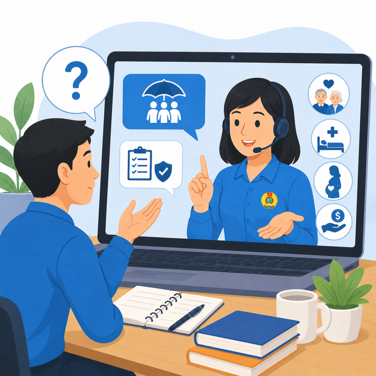 “Đoàn viên hỏi - Công đoàn trả lời” số 2: Giải đáp trực tuyến về bảo hiểm xã hội cho người lao động “Đoàn viên hỏi - Công đoàn trả lời” số 2: Giải đáp trực tuyến về bảo hiểm xã hội cho người lao động