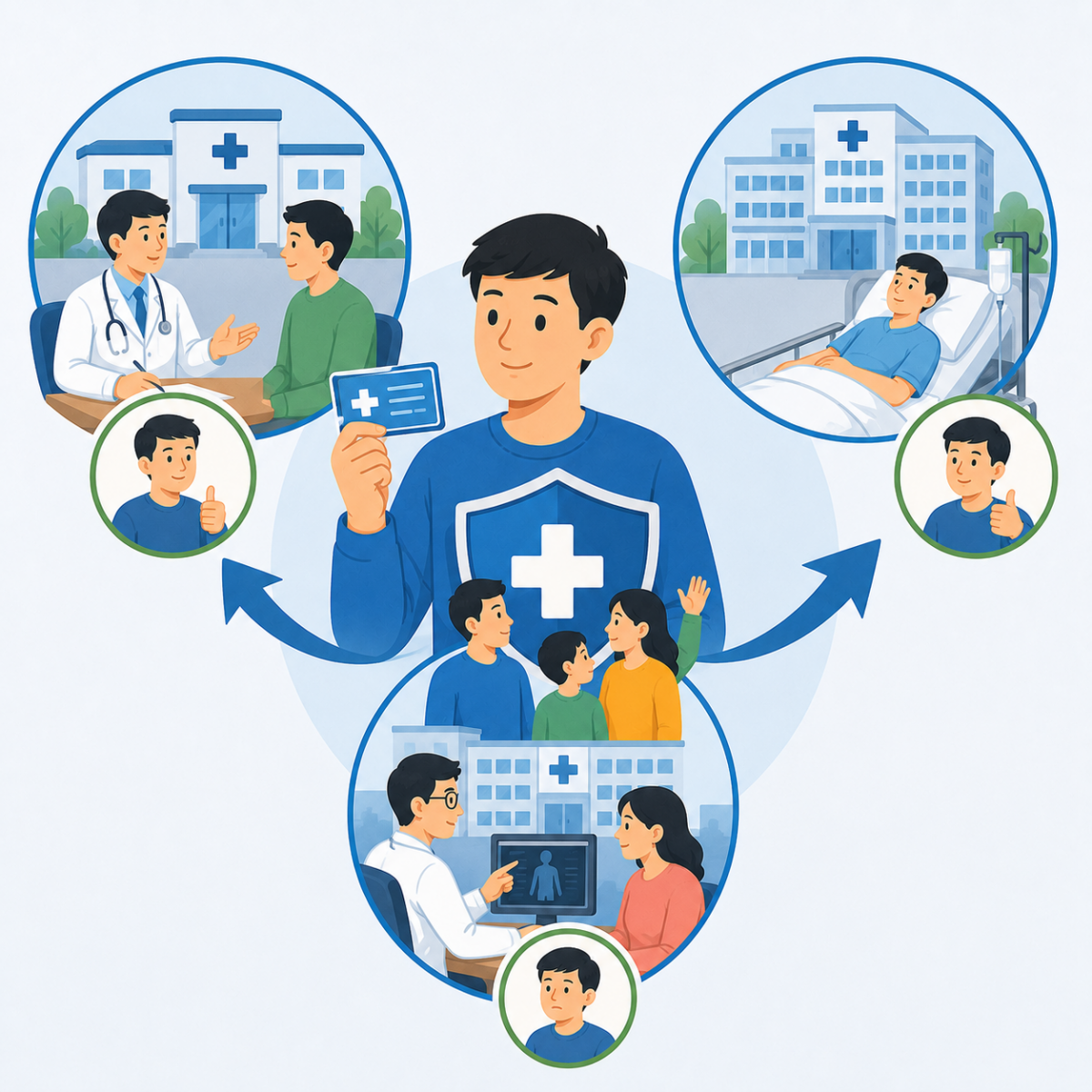 Mức hưởng bảo hiểm y tế khi khám chữa bệnh thông tuyến, người lao động cần biết Mức hưởng bảo hiểm y tế khi khám chữa bệnh thông tuyến, người lao động cần biết