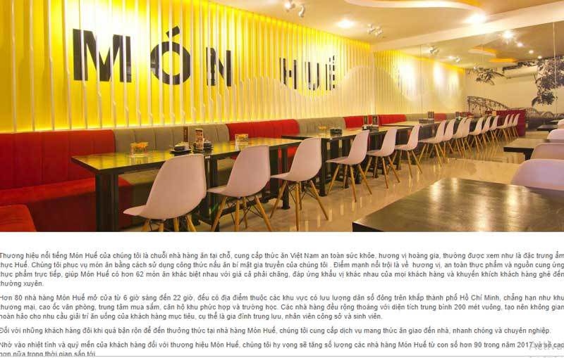 Nhân viên nhà hàng Món Huế lo bị 