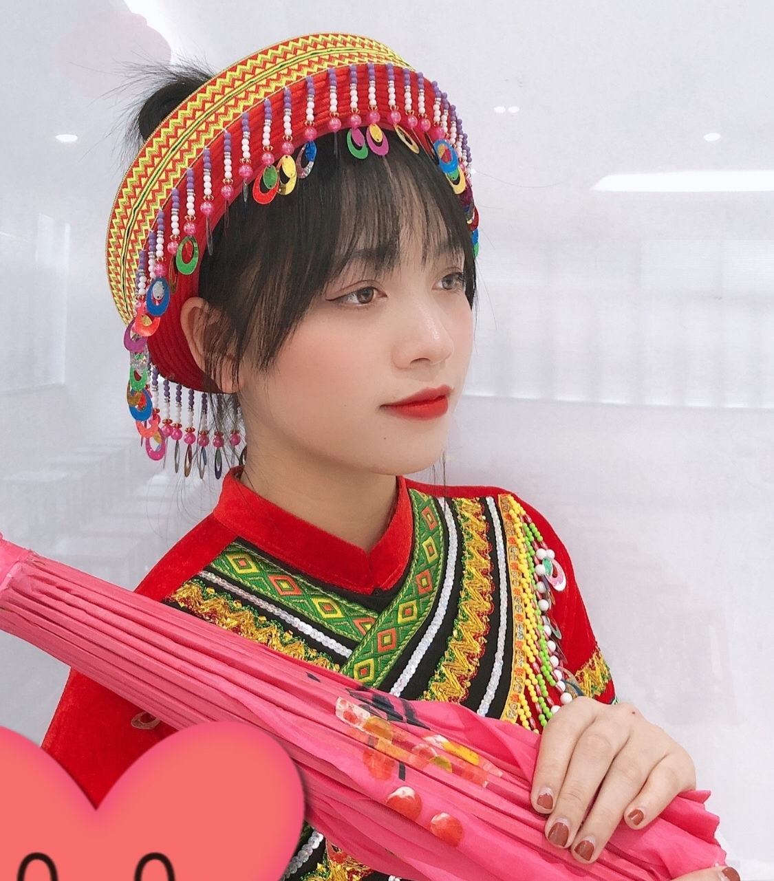 Vẻ đẹp thanh tú của thí sinh 