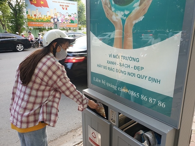 ha noi thung rac la su ket hop hoan hao cua nang luong xanh va thong diep moi truong