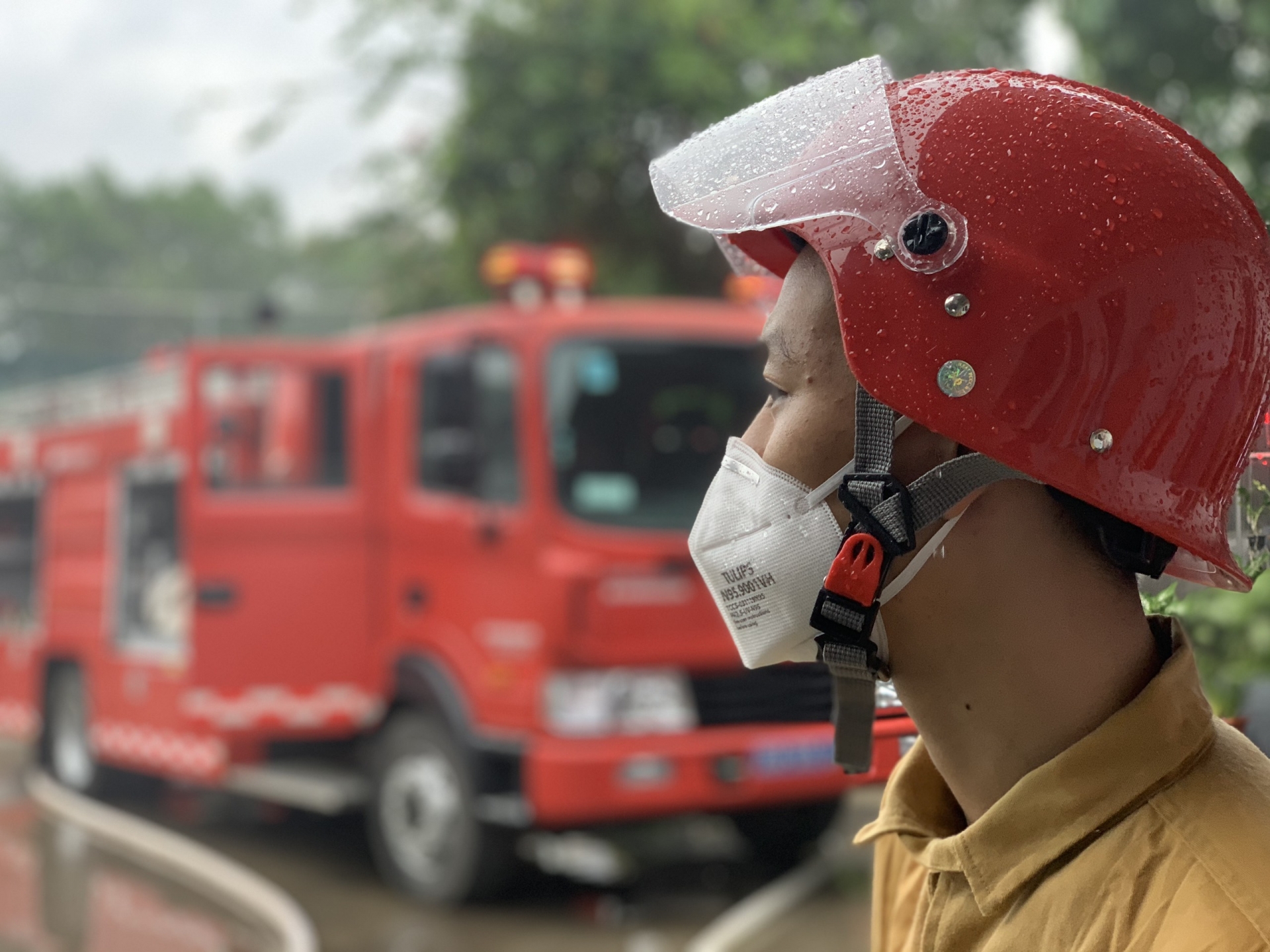 Một ngày diễn tập Phòng cháy chữa cháy cùng thí sinh Một ngày diễn tập phòng cháy chữa cháy của thí sinh