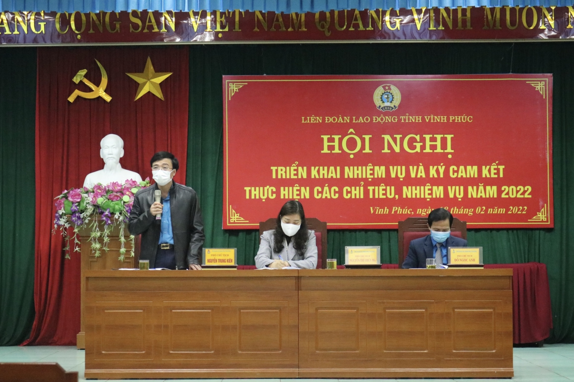 LĐLĐ tỉnh Vĩnh Phúc quyết tâm đạt và vượt chỉ tiêu được giao LĐLĐ tỉnh Vĩnh Phúc quyết tâm đạt và vượt chỉ tiêu được giao