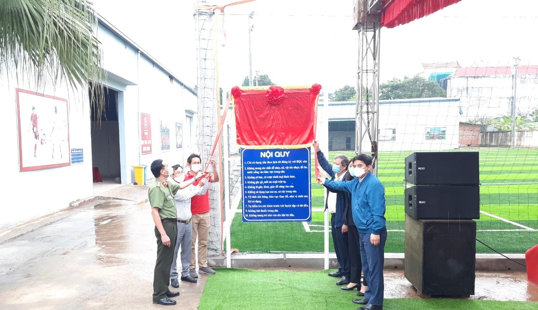 Prime Group xây dựng nhà thi đấu hơn 1,1 tỷ đồng cho người lao động Prime Group xây dựng nhà thi đấu hơn 1,1 tỷ đồng cho người lao động