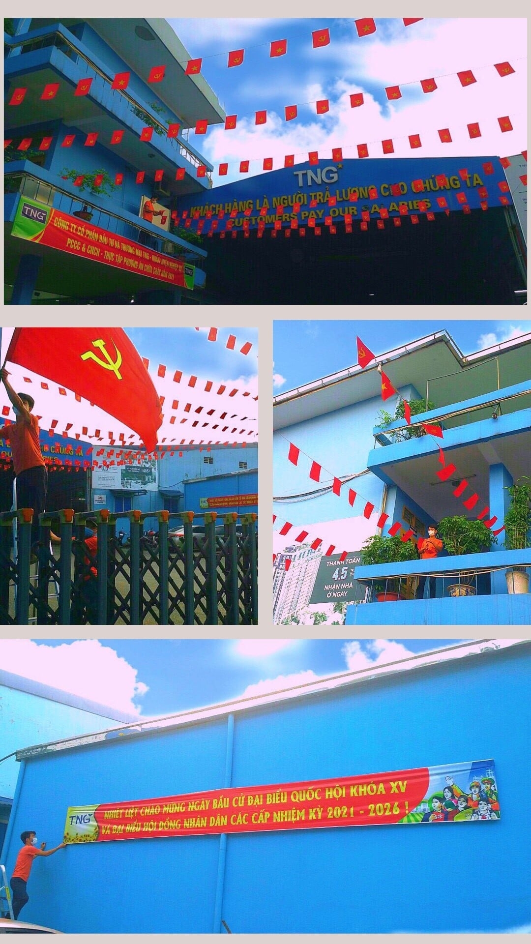 Hoạt động tuyên truyền bầu cử gần gũi và thiết thực, công nhân trách nhiệm với lá phiếu