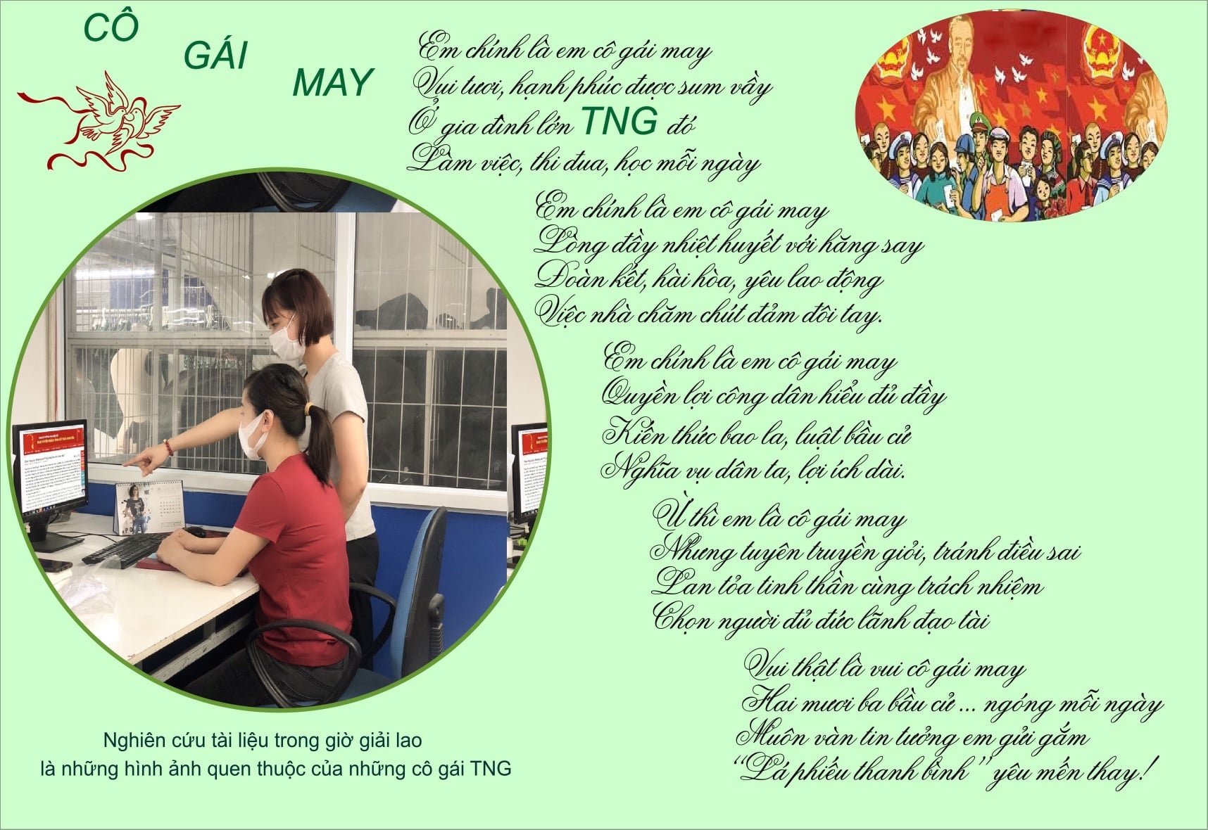 Hoạt động tuyên truyền bầu cử gần gũi và thiết thực, công nhân trách nhiệm với lá phiếu