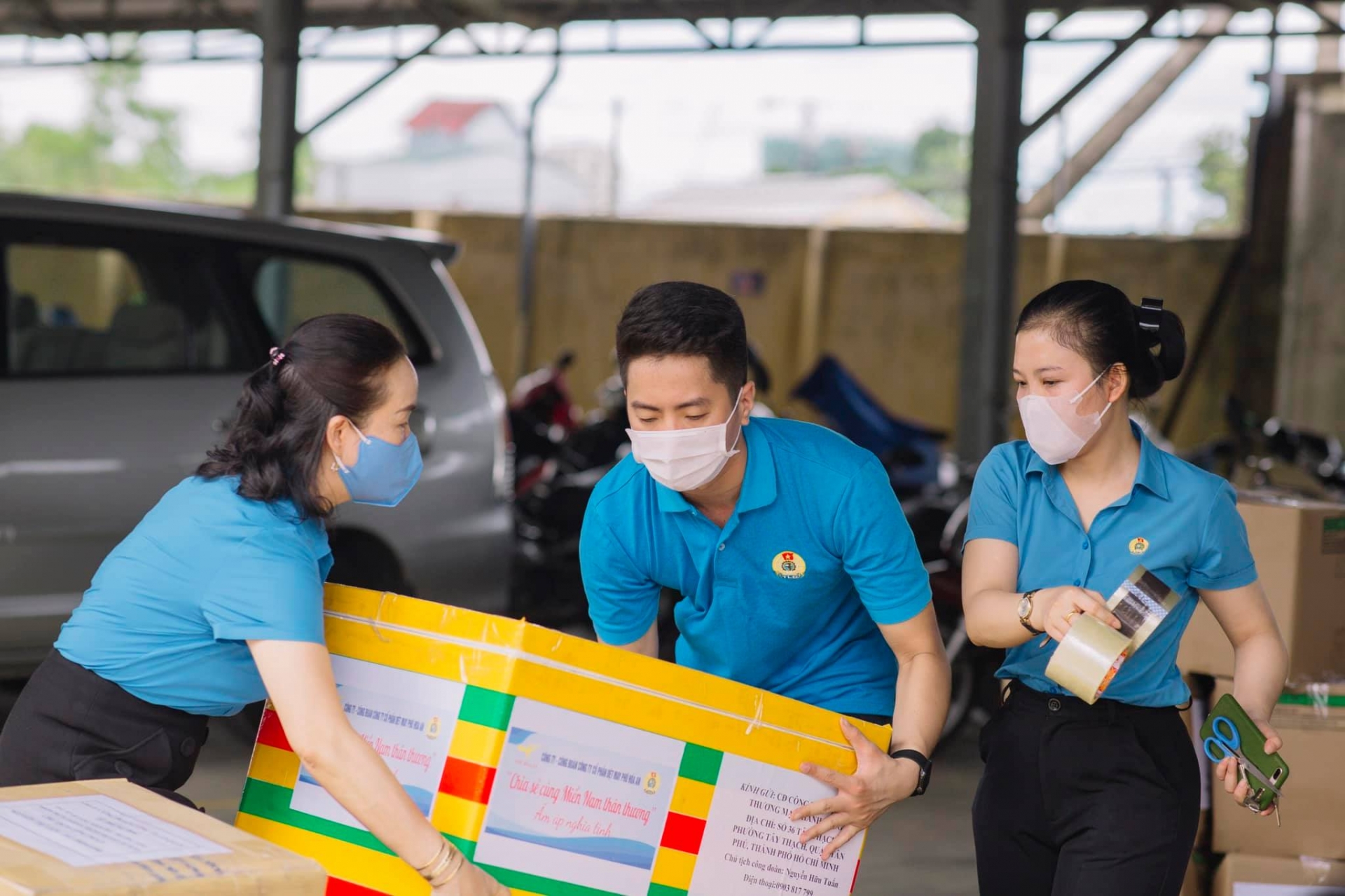 Công đoàn Dệt may chung tay hướng về miền Nam Công đoàn Dệt may chung tay hướng về miền Nam