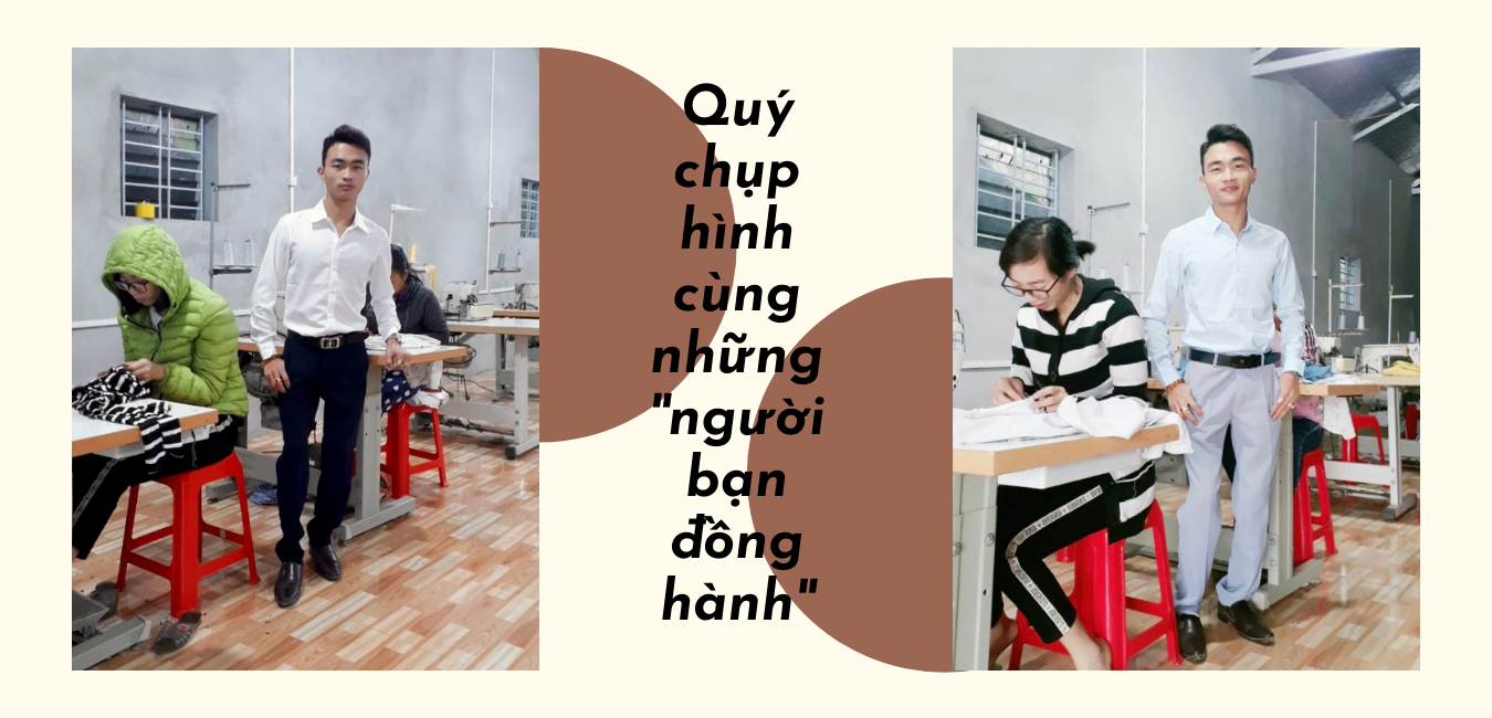 10 tuổi chỉ biết bò đến chủ xưởng may của công nhân khuyết tật