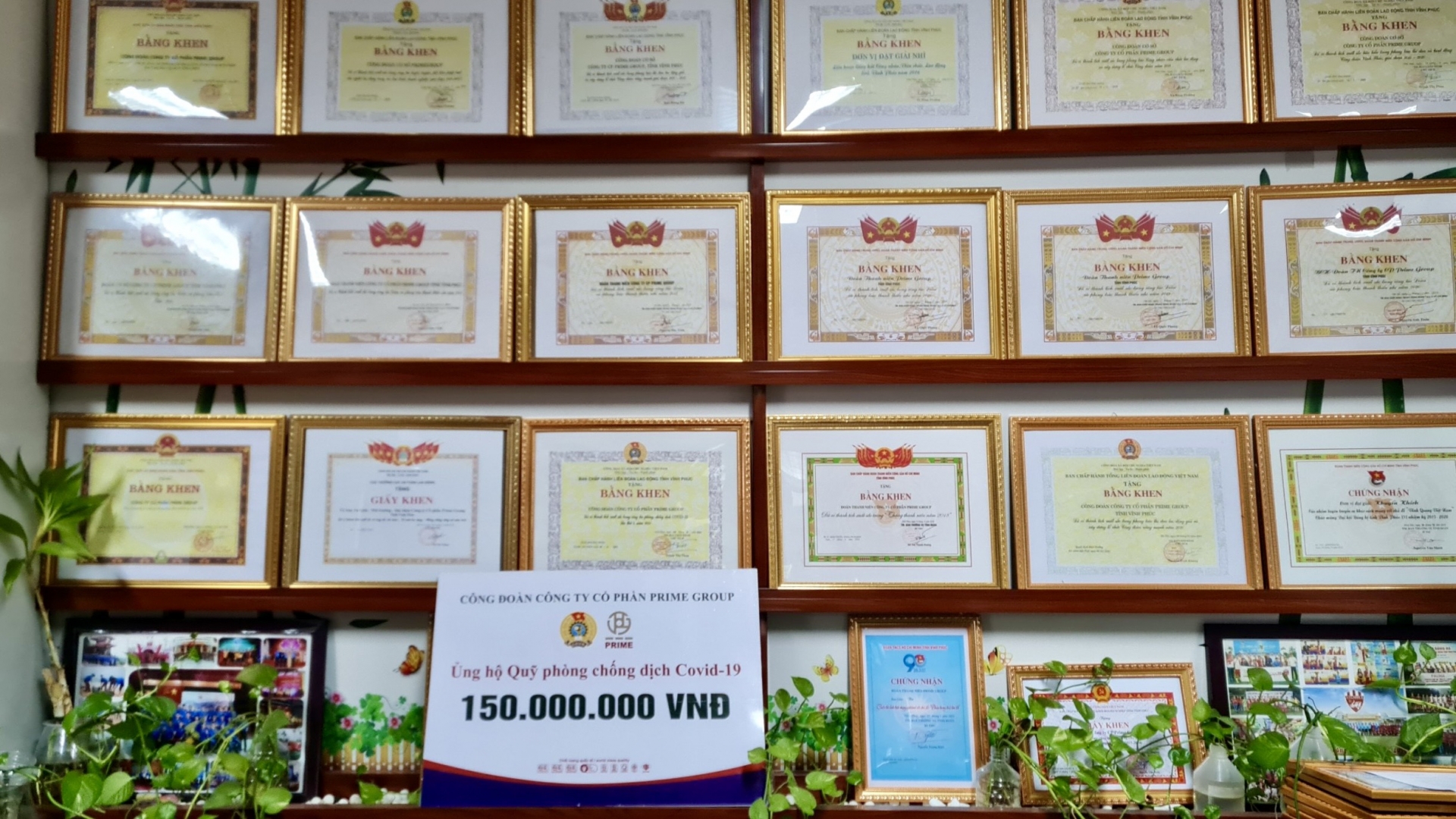 Công đoàn Prime Group vận động đoàn viên, CNLĐ ủng hộ công tác phòng chống dịch bệnh Covid-19