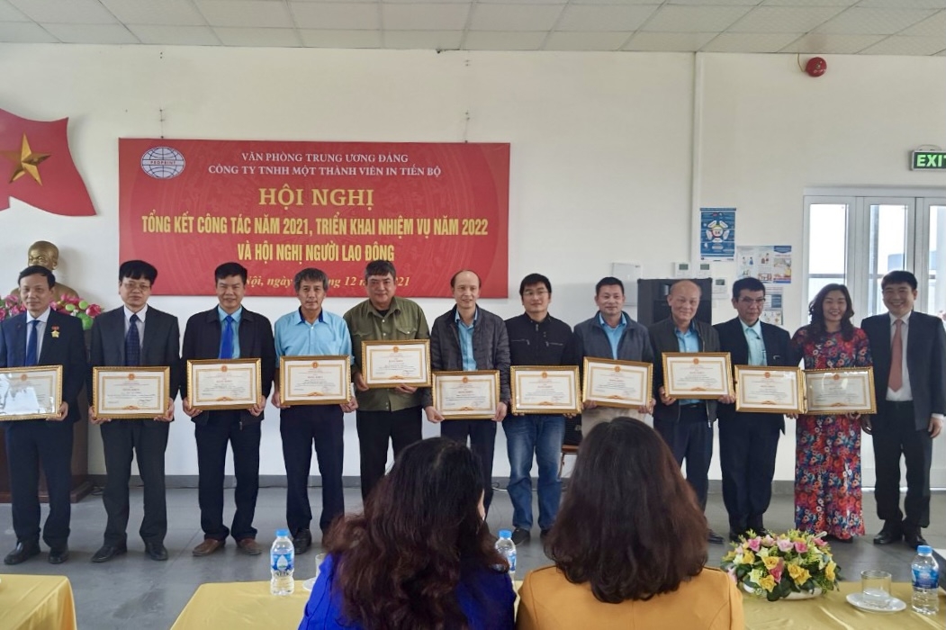 Hội nghị đại biểu người lao động Công ty In Tiến Bộ năm 2021 Hội nghị đại biểu người lao động Công ty In Tiến Bộ năm 2021