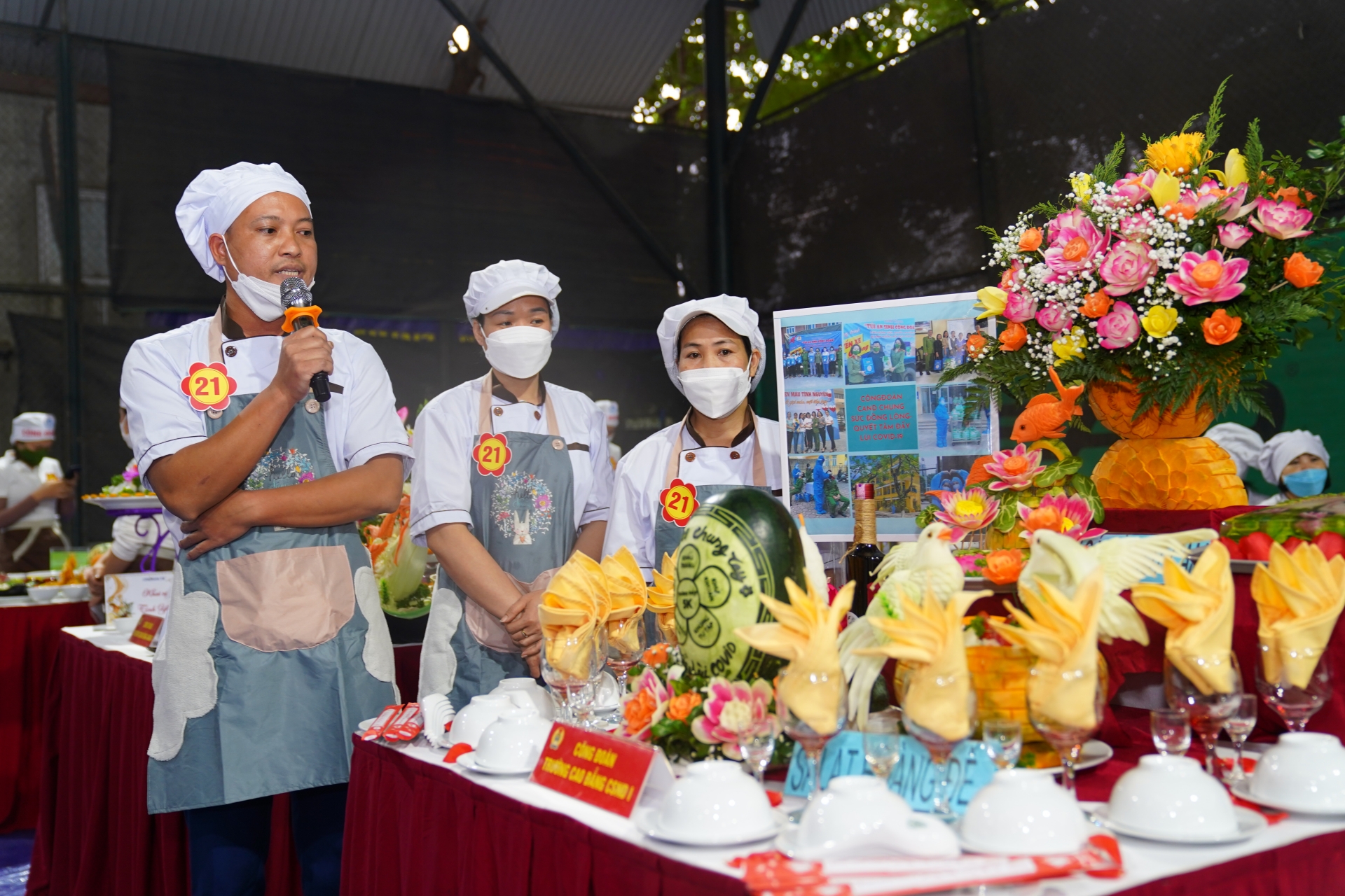 Hội thi "Đầu bếp Công an nhân dân giỏi" - hoạt động thi đua sáng tạo và thiết thực