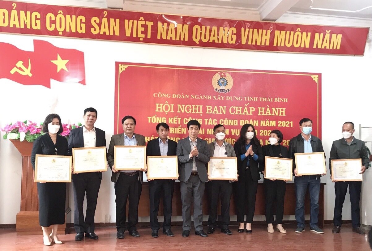 Thái Bình: Công đoàn ngành Công Thương, Xây dựng tổng kết hoạt động trong năm 2021