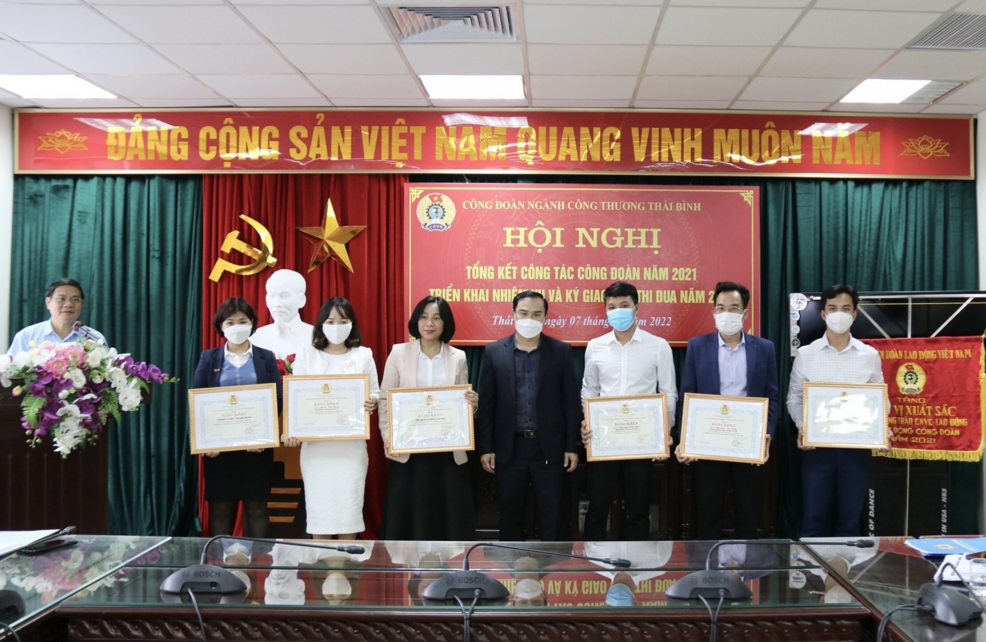 Thái Bình: Công đoàn ngành Công thương tổng kết công tác hoạt động năm 2021