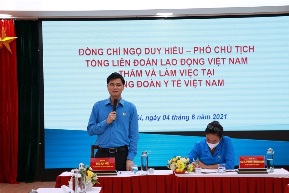 Lắng nghe đề xuất của Công đoàn Y tế Việt Nam để chăm lo tốt hơn cán bộ, nhân viên y tế