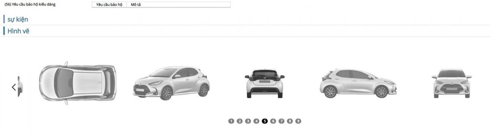 Toyota Việt Nam đăng ký bảo hộ kiểu dáng cho một loạt xe mới