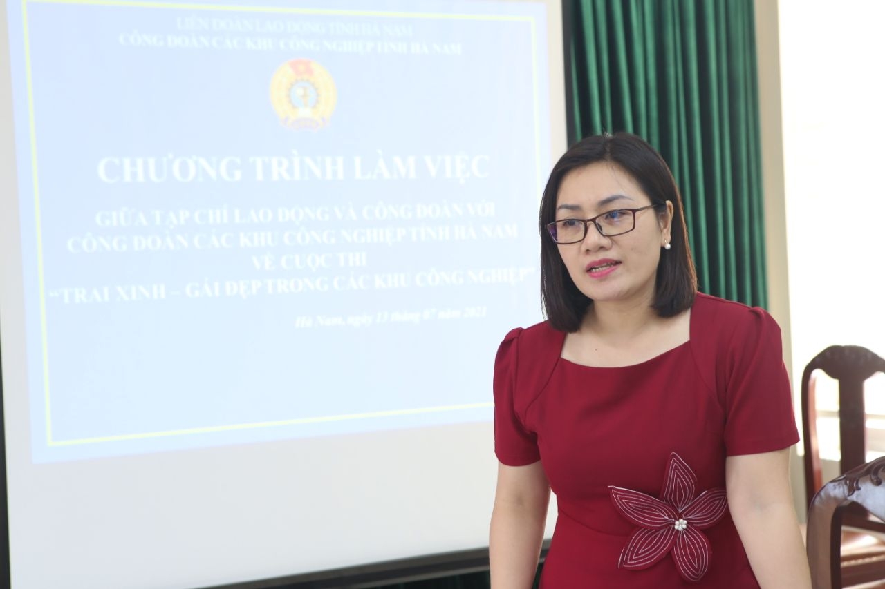 Phối hợp tổ chức cuộc thi “Trai xinh - Gái đẹp các Khu công nghiệp” năm 2021