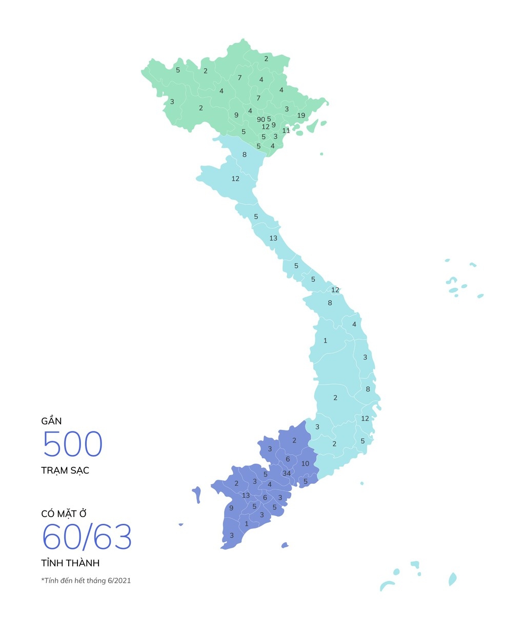 Vinfast đã lắp hơn 8.100 cổng sạc cho xe điện Vinfast đã lắp hơn 8.100 cổng sạc cho xe điện