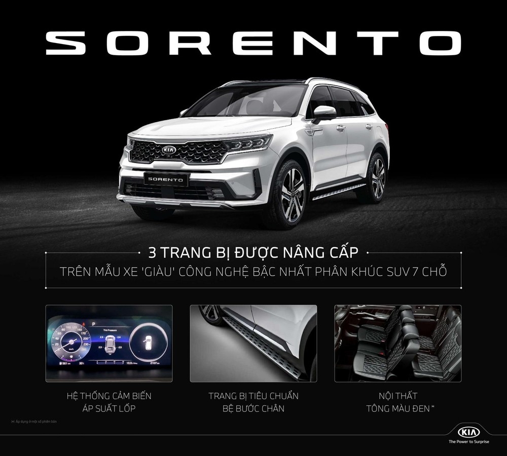 KIA Sorento 2021 có thêm 3 trang bị mới tại Việt Nam KIA Sorento 2021 có thêm 3 trang bị mới tại Việt Nam
