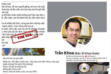 “Bác sĩ Khoa” và ma trận tin giả