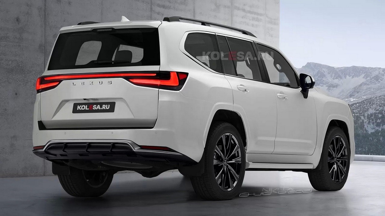 Hình phác thảo Lexus LX hoàn toàn mới