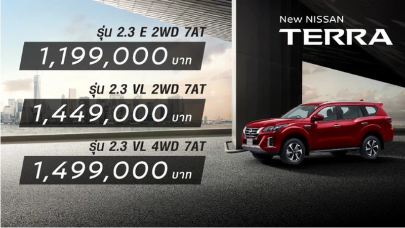Nissan Terra 2021 trình làng Thái Lan, giá hơn 800 triệu đồng