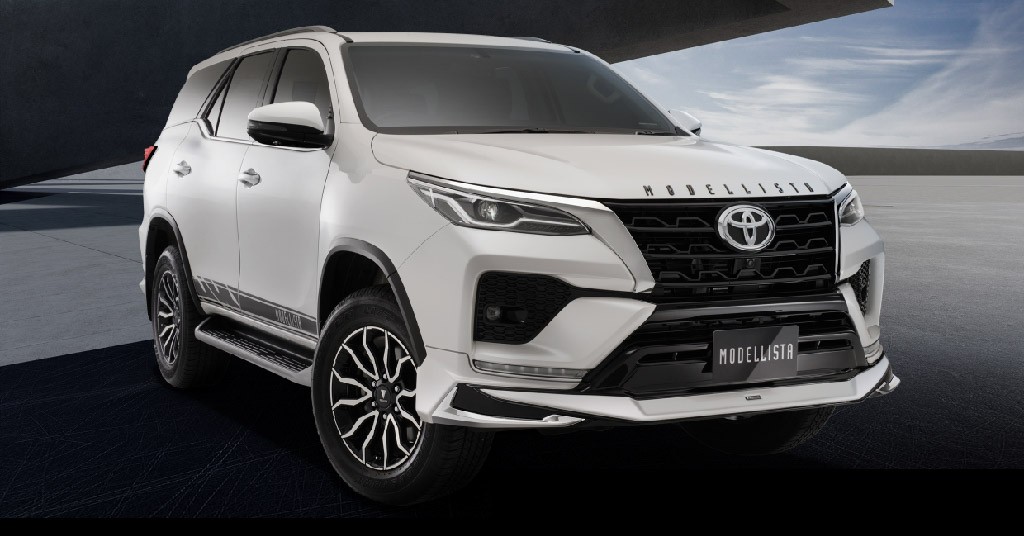 Toyota Fortuner 2021 với gói phụ kiện Modellista ra mắt tại Thái Lan
