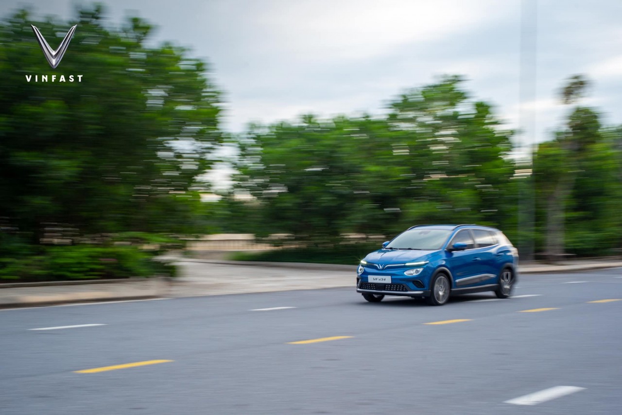 Xe điện VinFast VF e34 chính thức lộ diện