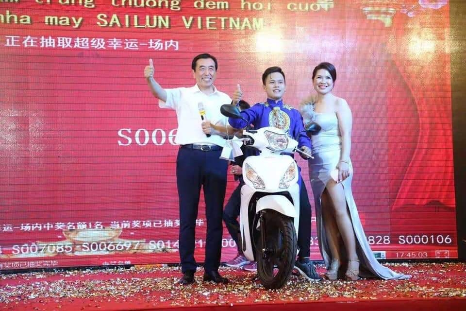 Làm một lốp xe tốt, Tết được thưởng xe máy