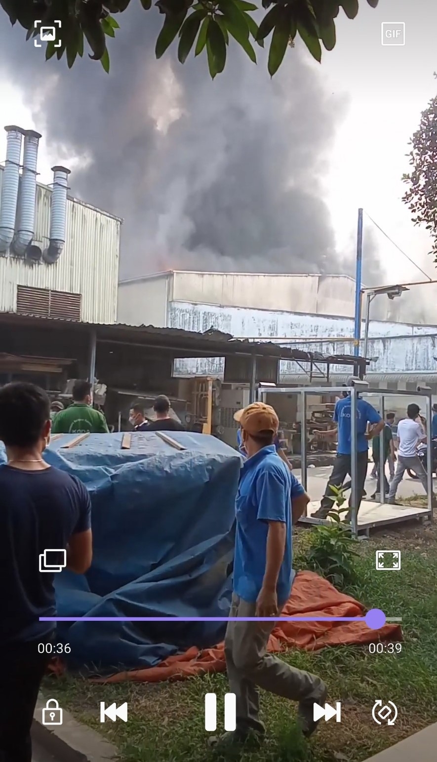 Công ty cháy nhà xưởng, hàng nghìn công nhân lo mất Tết