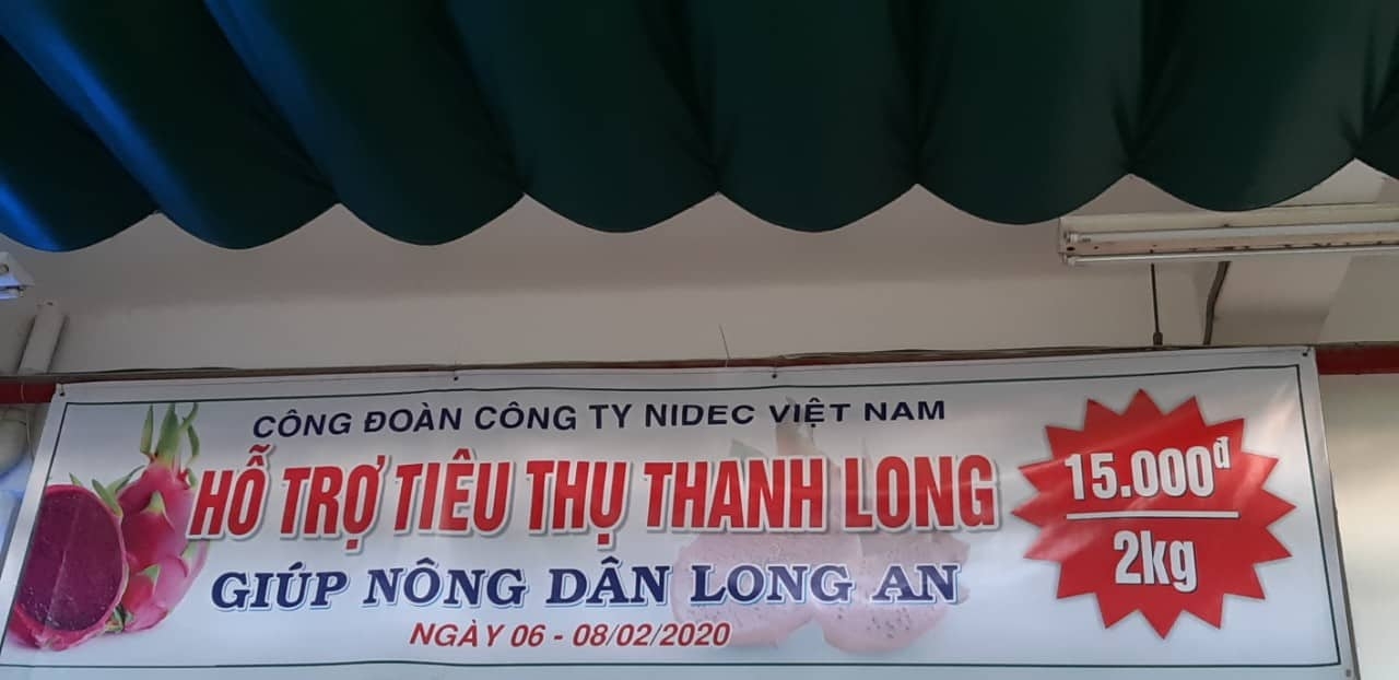 cong doan cong ty tnhh nidec viet nam ho tro nong dan tieu thu 15 tan nong san