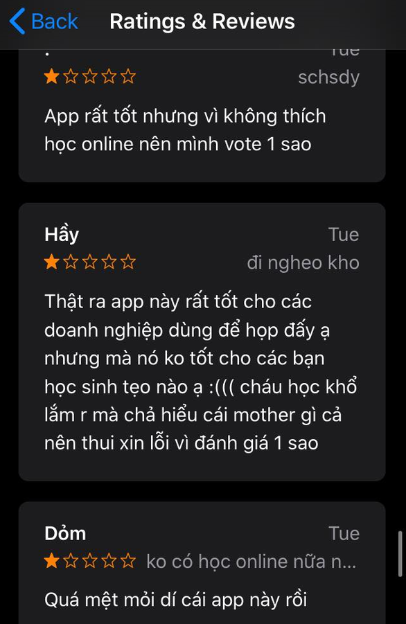 Đề nghị phụ huynh và các nhà trường khuyên học sinh không chê app học trực tuyến de nghi phu huynh va cac nha truong khuyen hoc sinh khong che app hoc truc tuyen