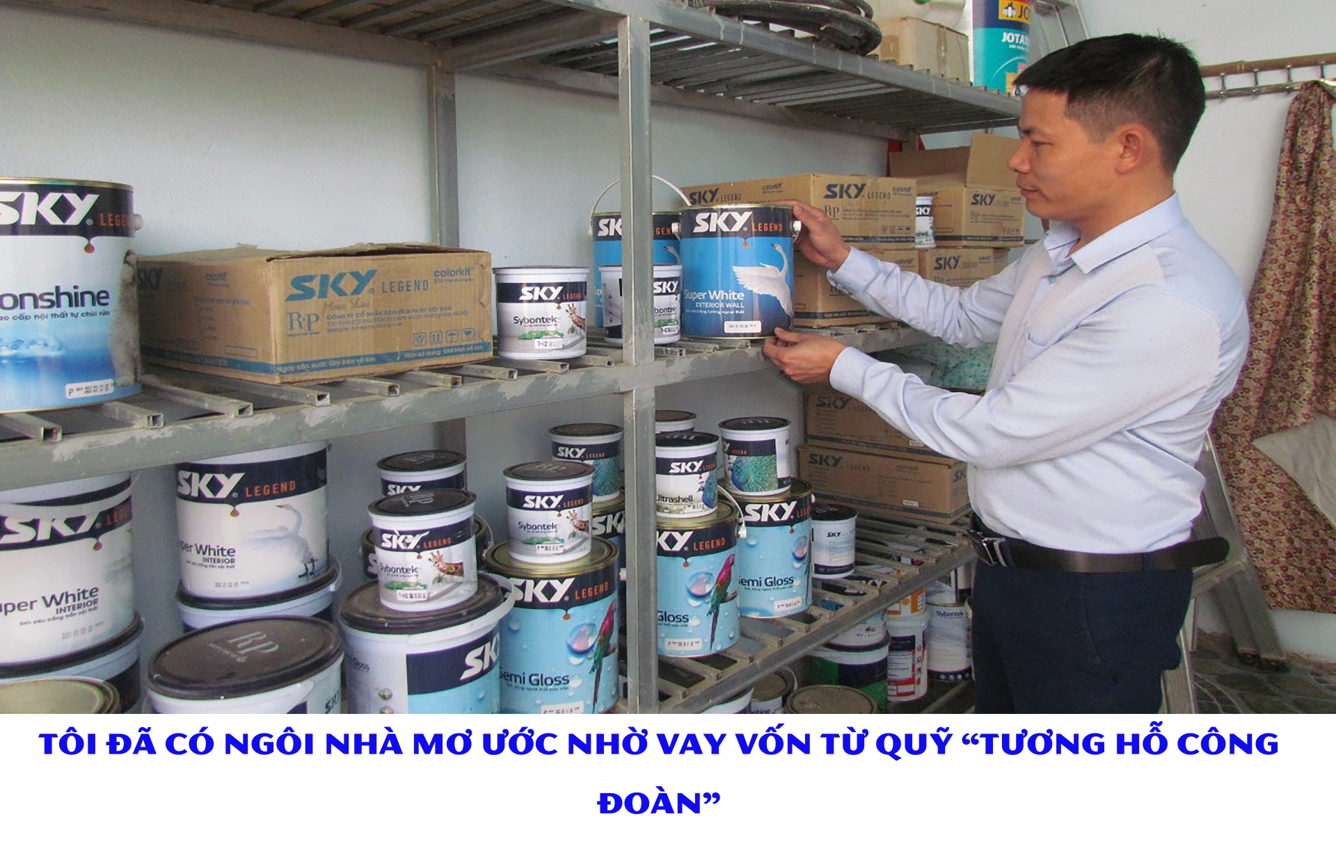 "Tôi đã có ngôi nhà mơ ước nhờ vay vốn từ quỹ Tương hỗ Công đoàn” "Tôi đã có ngôi nhà mơ ước nhờ vay vốn từ quỹ Tương hỗ Công đoàn”