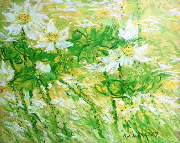 Họa sĩ Trương Đình Dung: Đam mê vẽ với họa pháp tự do